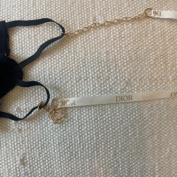 Handmade Mask Chain with Authentic Dior Ribbon - Picture 1 of 5